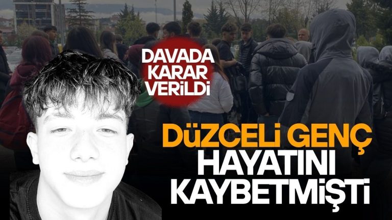 DÜZCELİ GENCİN YUMRUKLA ÖLÜMÜNE YOL AÇAN 2 SANIĞA 7’ŞER YIL HAPİS