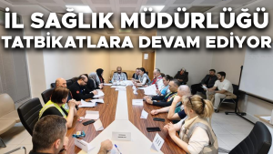 MASA BAŞI EĞİTİM TATBİKATI GERÇEKLEŞTİRİLDİ