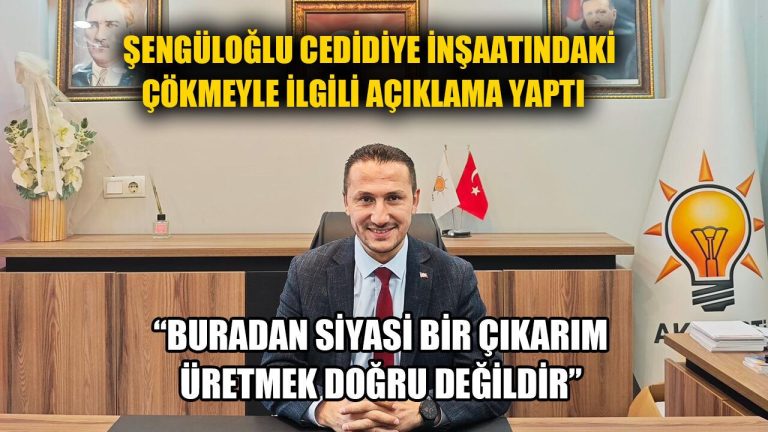“KIYMETLİ PROJENİN EN SAĞLIKLI ŞEKİLDE TAMAMLANACAĞINA İNANIYORUZ”