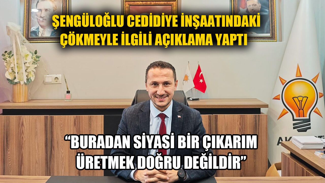 “KIYMETLİ PROJENİN EN SAĞLIKLI ŞEKİLDE TAMAMLANACAĞINA İNANIYORUZ”