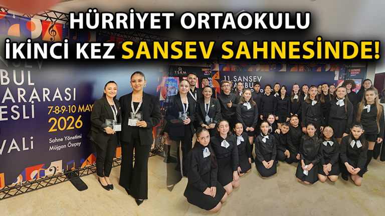 ULUSLARARASI FESTİVALDE ORTAOKUL KOROSU GÖNÜLLERİ FETHETTİ