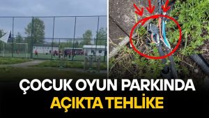 BOŞTA BIRAKILAN ELEKTRİK KABLOLARI VATANDAŞLARI TEDİRGİN EDİYOR