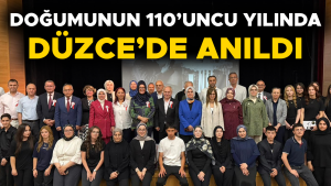 ÜNLÜ PROFESÖRÜN KIZI DÜZCE’DE ÖĞRENCİLERLE BİR ARAYA GELDİ